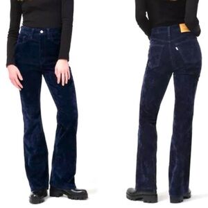 Levi’s Ribcage Bootcut Blue Jeans Size 27 Velvet Premium Denim Western